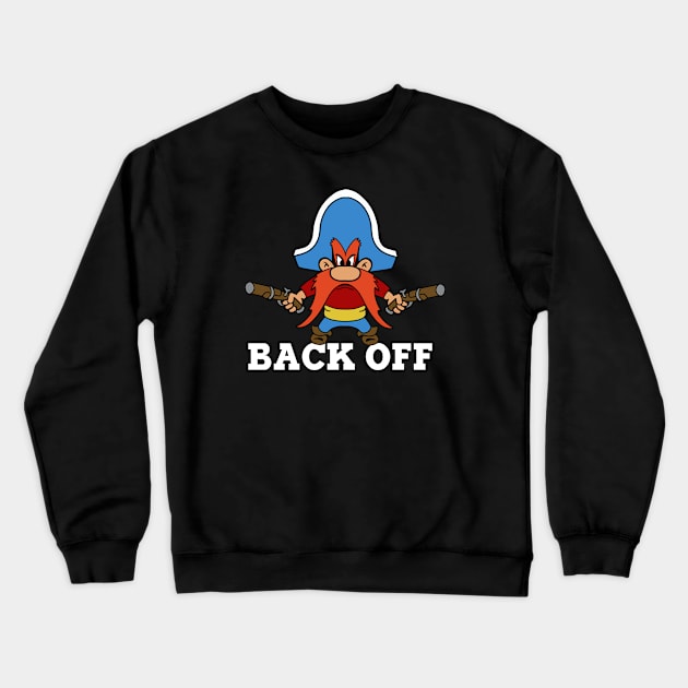 Back Off Crewneck Sweatshirt by blakely737